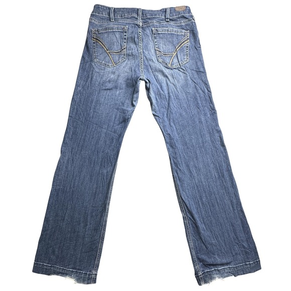 Ariat Jeans Womens 32L Blue Irvine Trouser Amaryllis Stretch Wide Leg Western